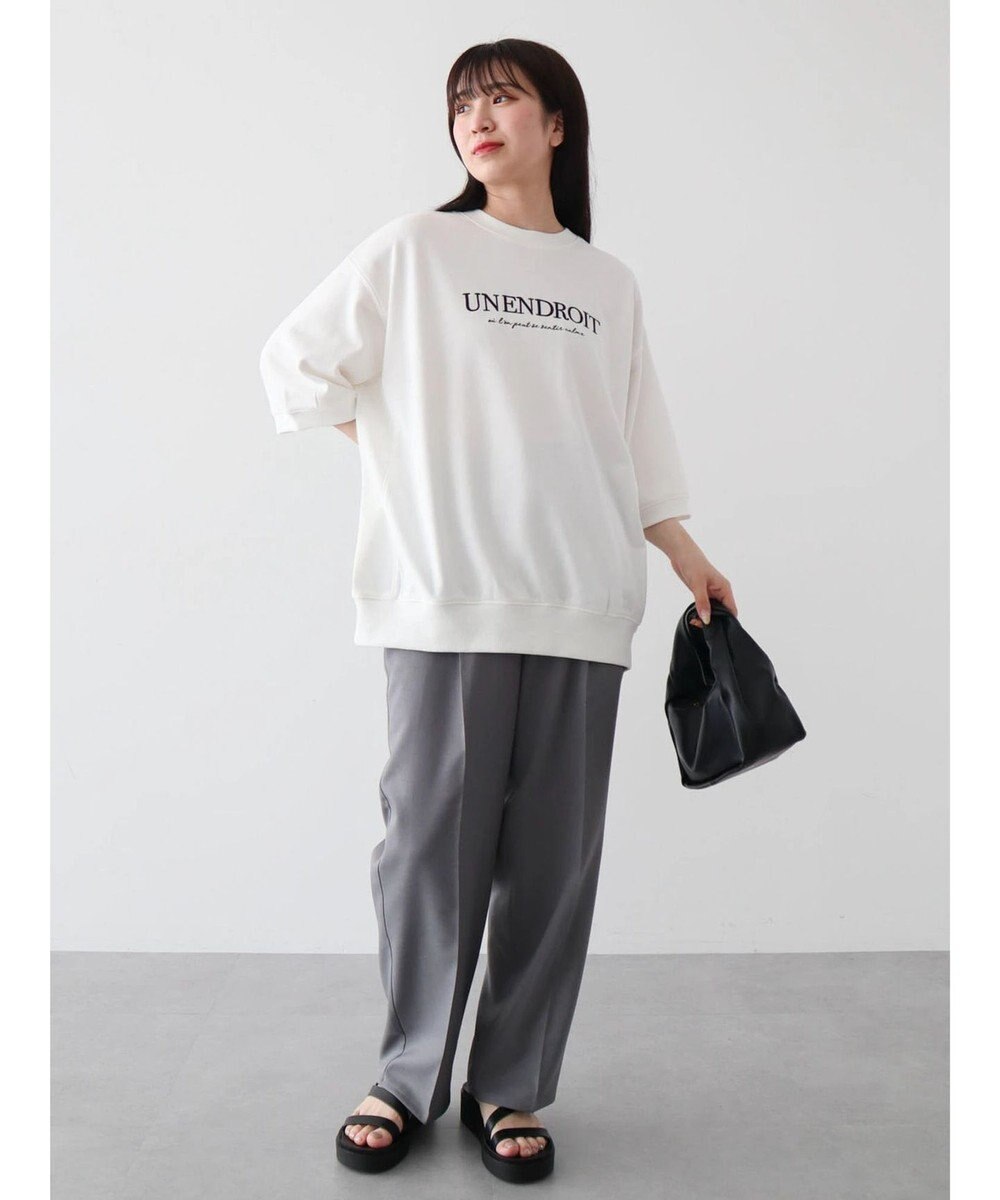 Green Parks ７分袖ロゴミニ裏毛トレＴＥＥ 