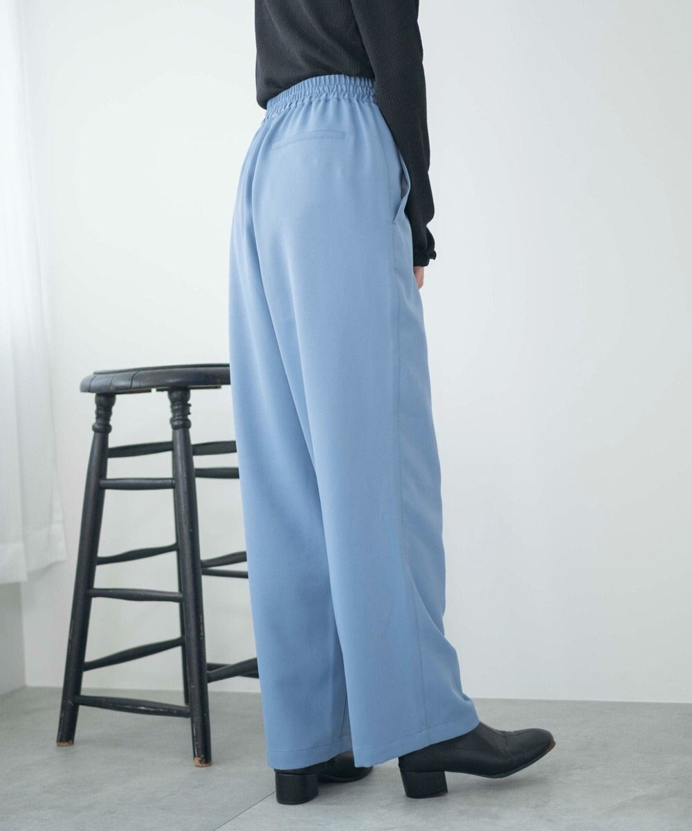 WEGO 【ウエストゴム/手洗い可】カラーイージーパンツ 