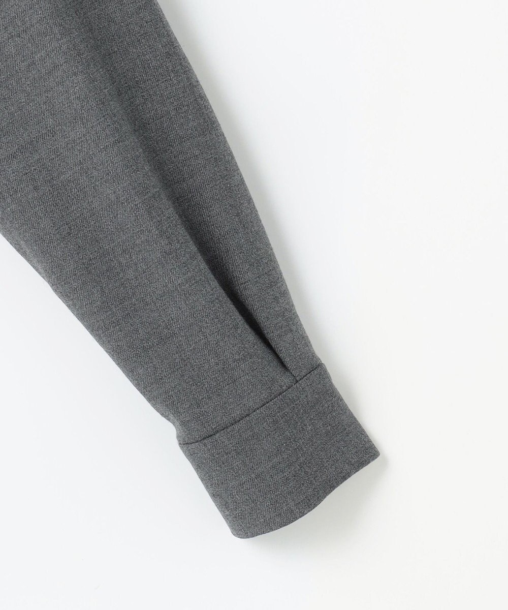 自由区 L 【SHIHOさん着用】ソフトウールブレンドペプラム ブラウス 