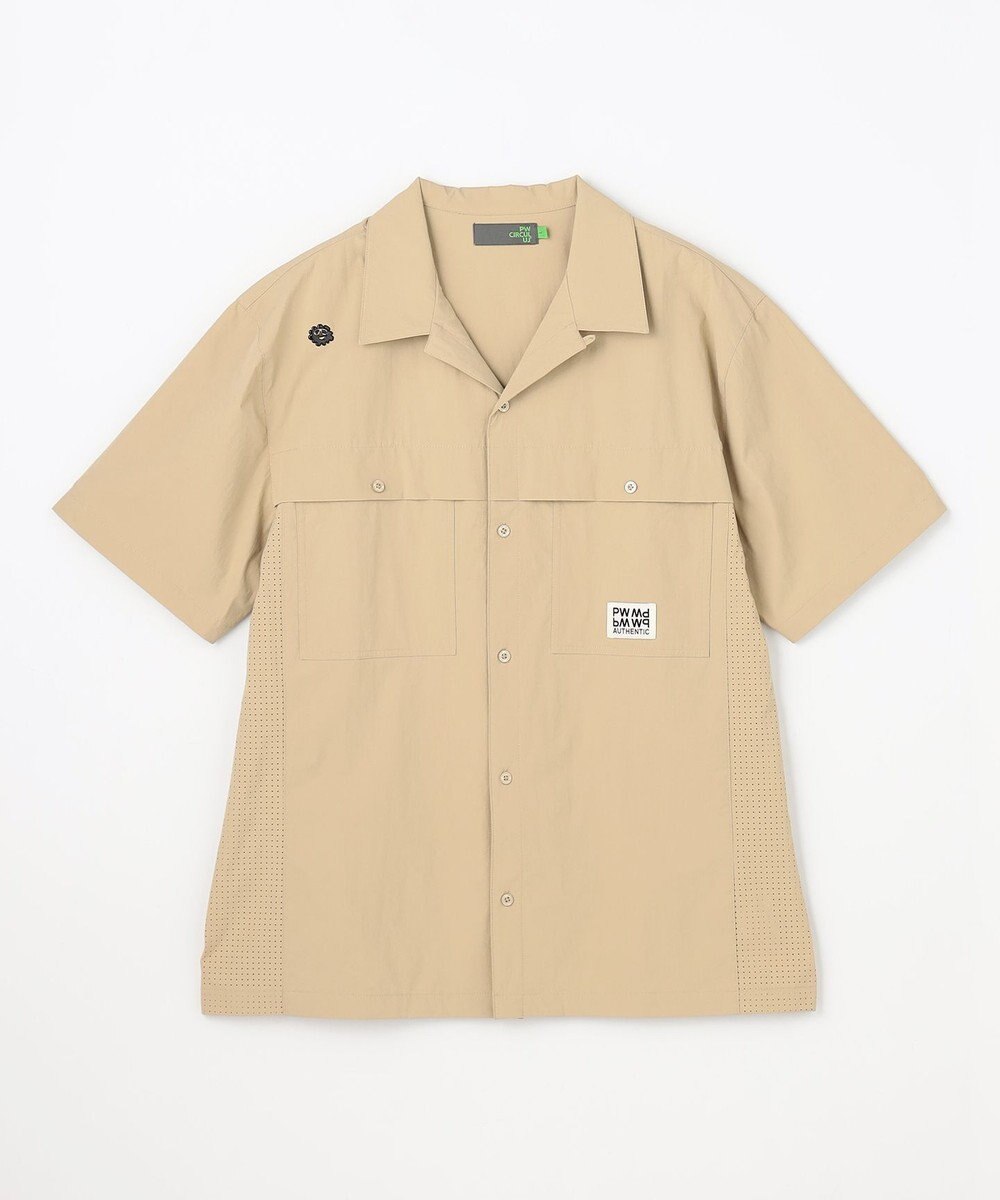 PW CIRCULUS 【MEN】ダブルポケットサファリシャツ ゴルフ 