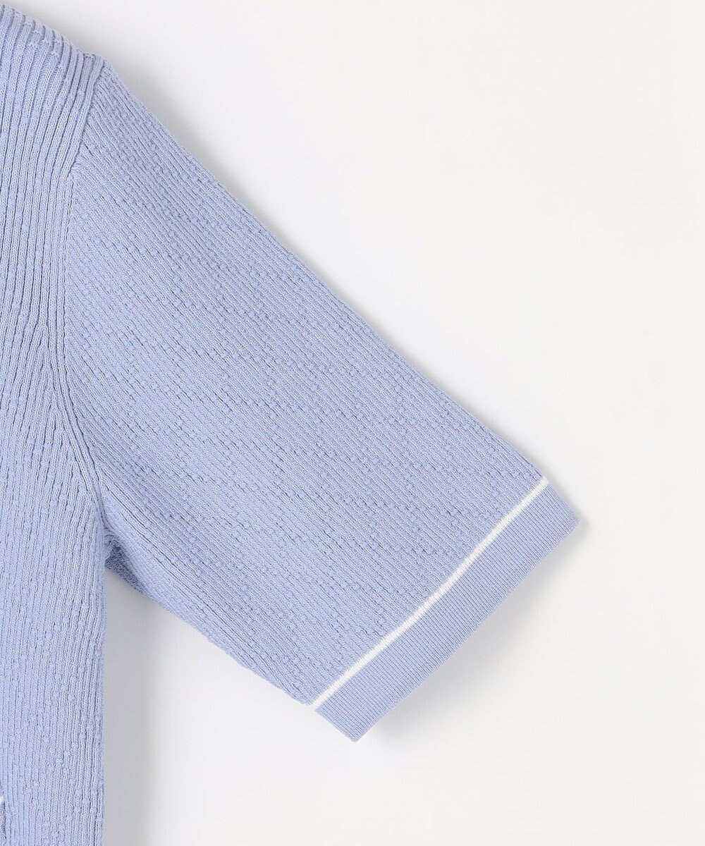 ANY SIS バイカラーニット カーディガン 