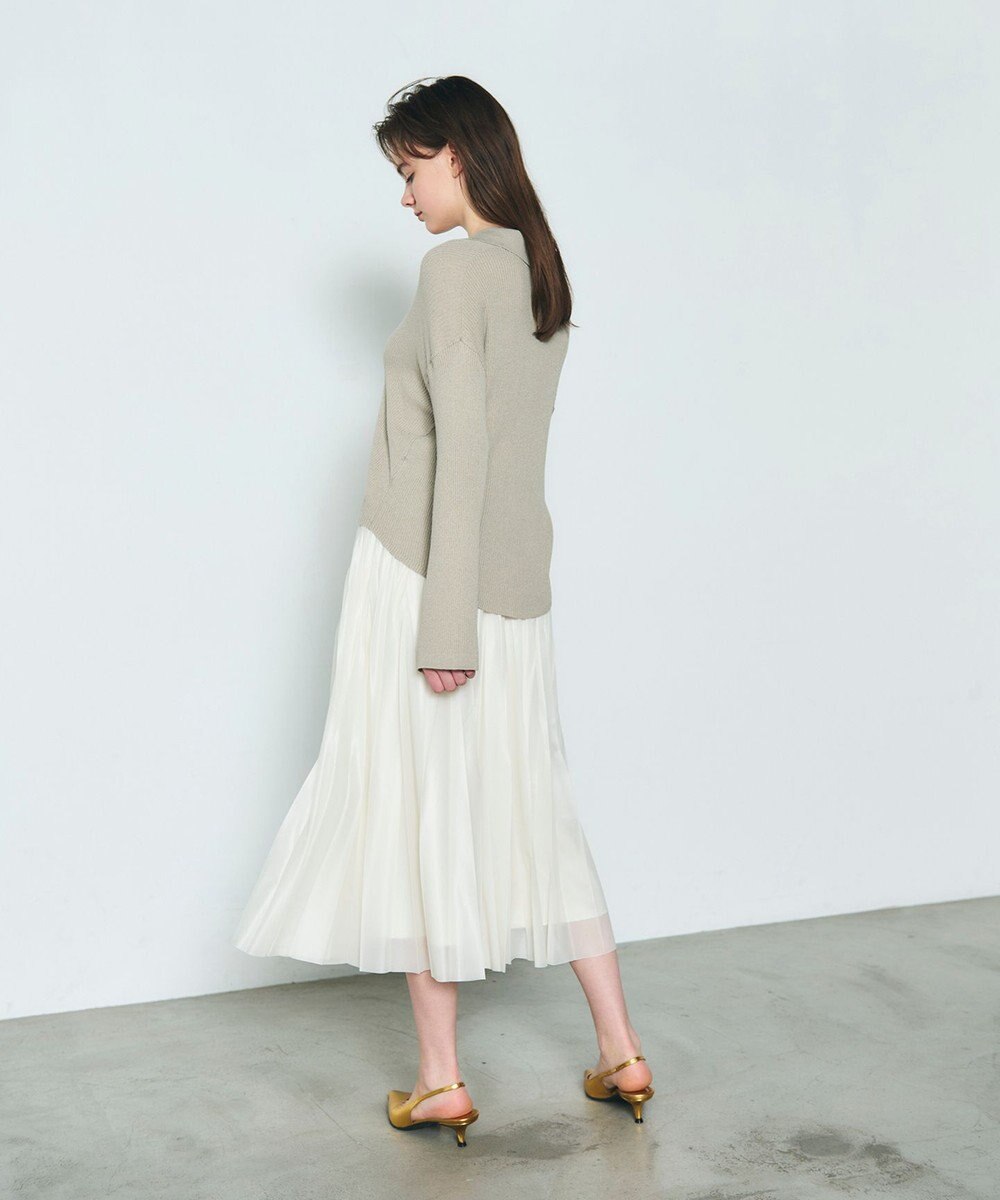 GRACE CONTINENTAL トリコットプリーツスカート 