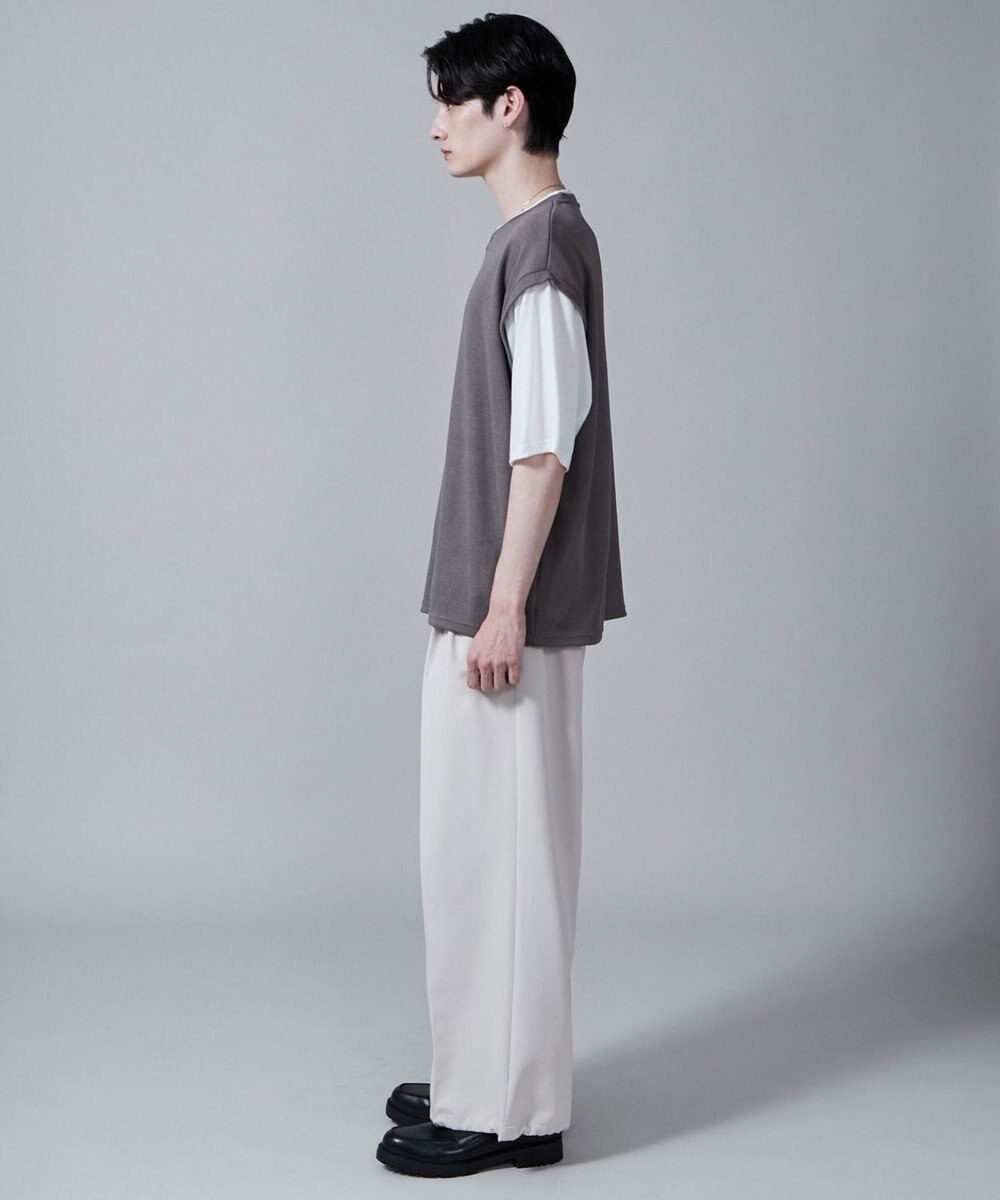 WEGO フェイクレイヤードベストT（S） 