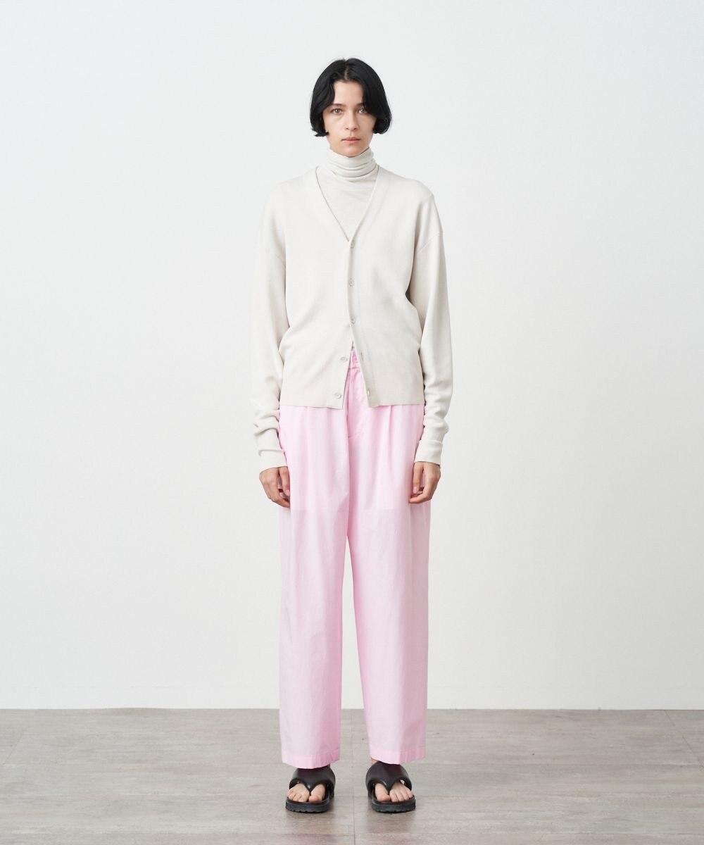 ATON 50/2 NATURAL DYE ORGANIC | Vネックカーディガン 