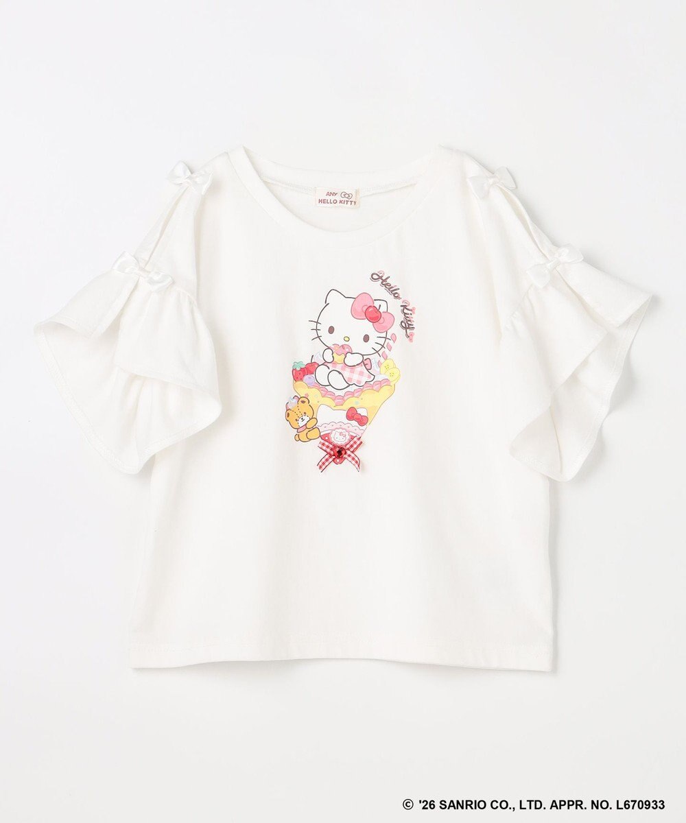 ANY KIDS 【サンリオキャラクターズ×ANY KIDS】ひんやり ファンシーフリル袖Tシャツ 