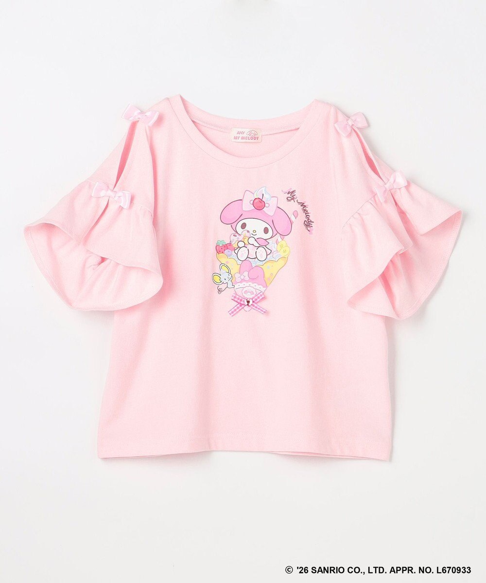 ANY KIDS 【サンリオキャラクターズ×ANY KIDS】ひんやり ファンシーフリル袖Tシャツ 