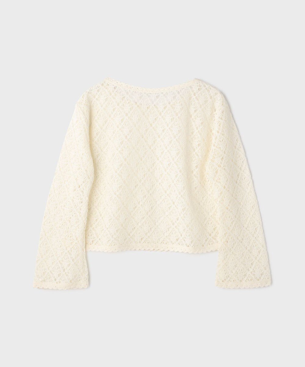 GRACE CONTINENTAL レースフレアスリーブトップ 