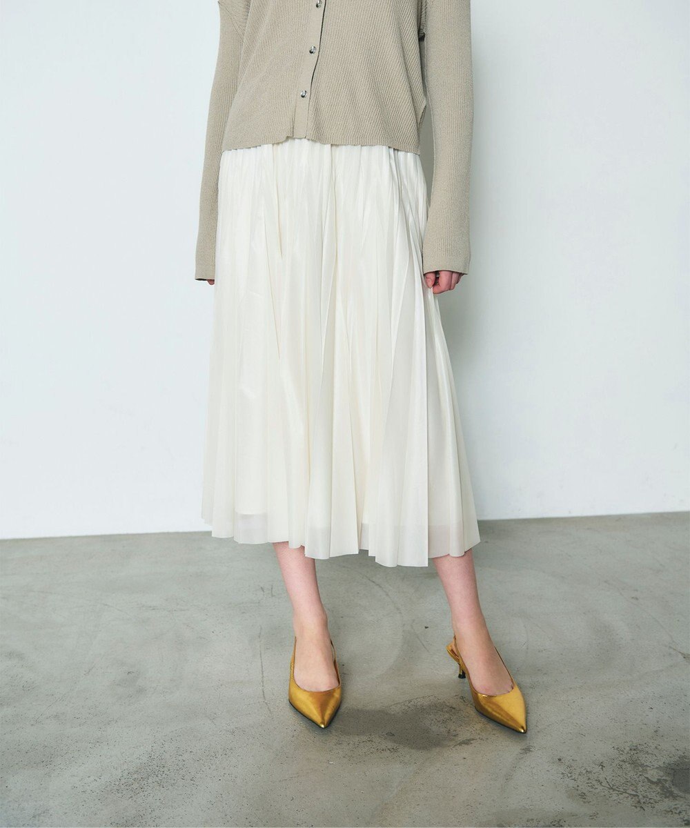 GRACE CONTINENTAL トリコットプリーツスカート 
