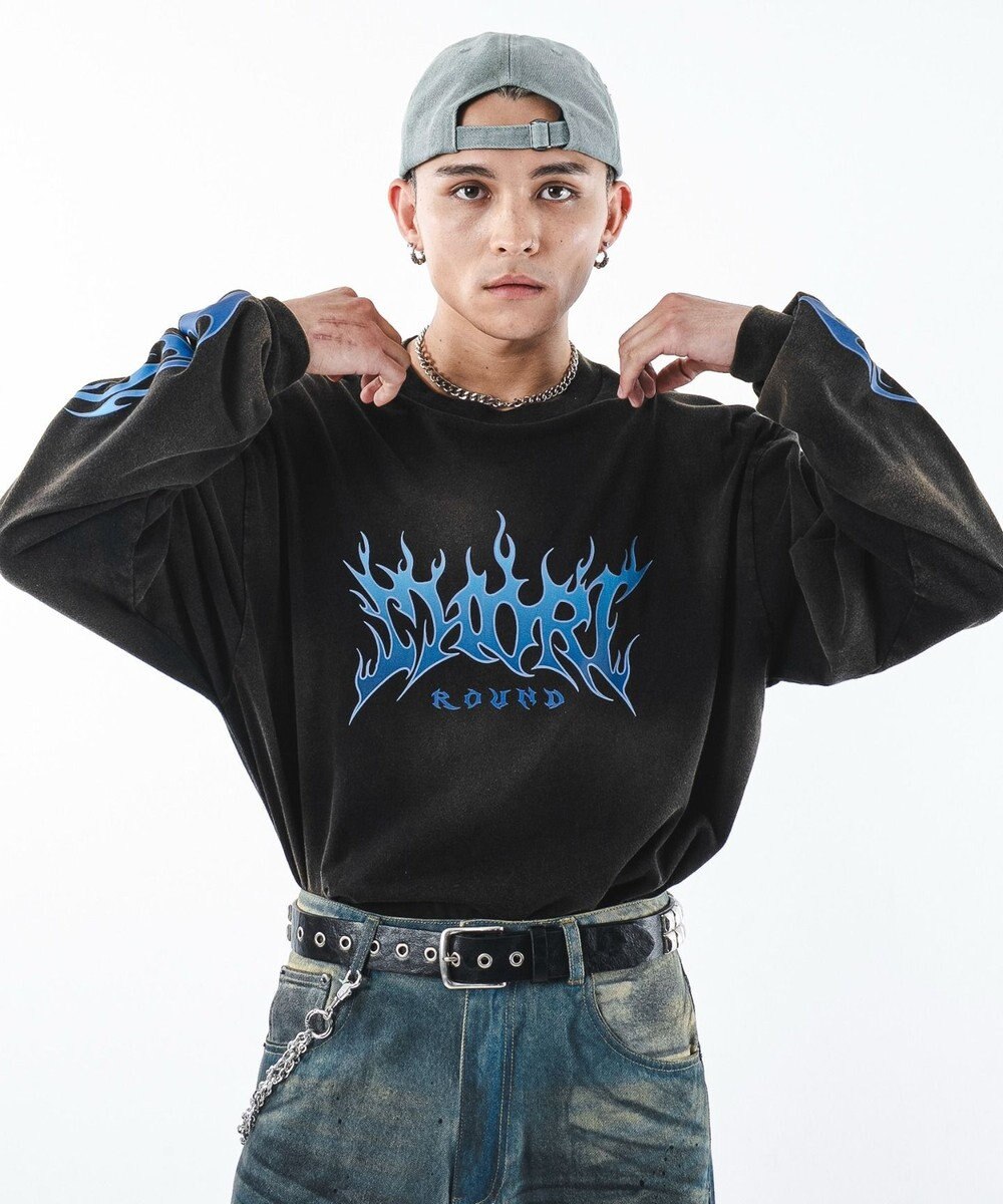 WEGO 【ユニセックス着用ITEM】フレイムグラフィックBIGT（LS） 