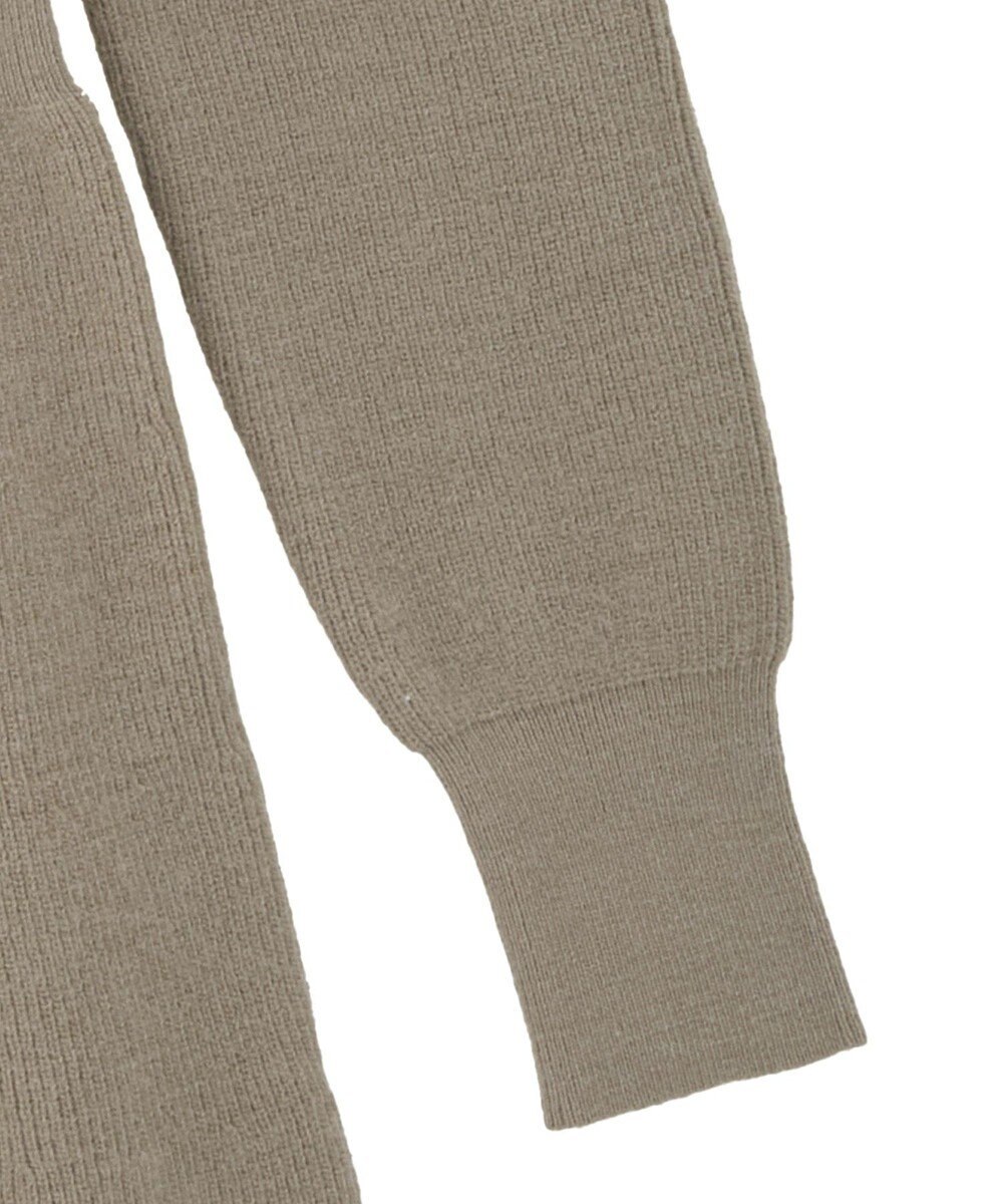 earth music&ecology ウエストリブフレアニットミニワンピース 