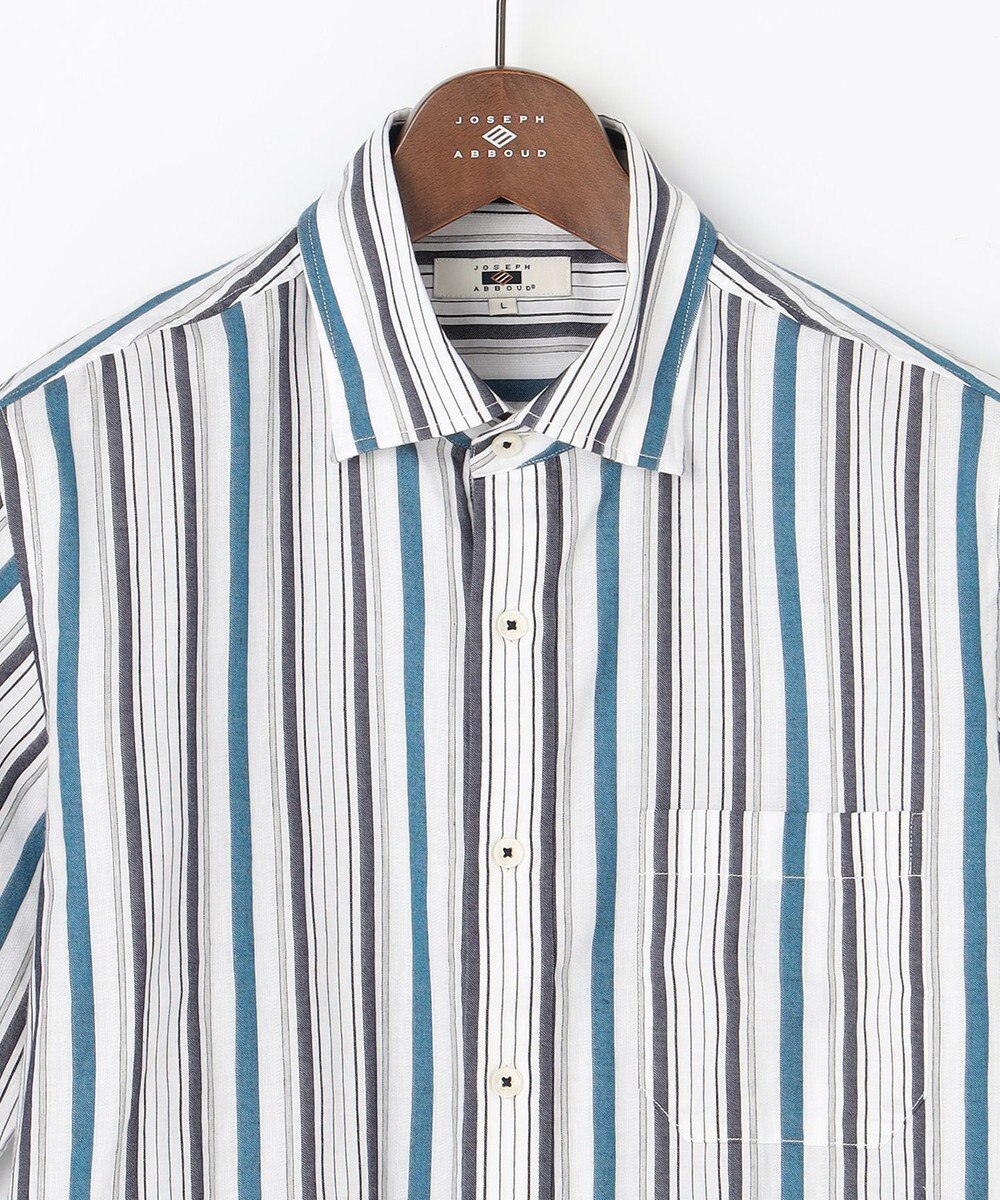 JOSEPH ABBOUD 【サステイナブル・JAPANファブリック】ソアロンストライプ シャツ 