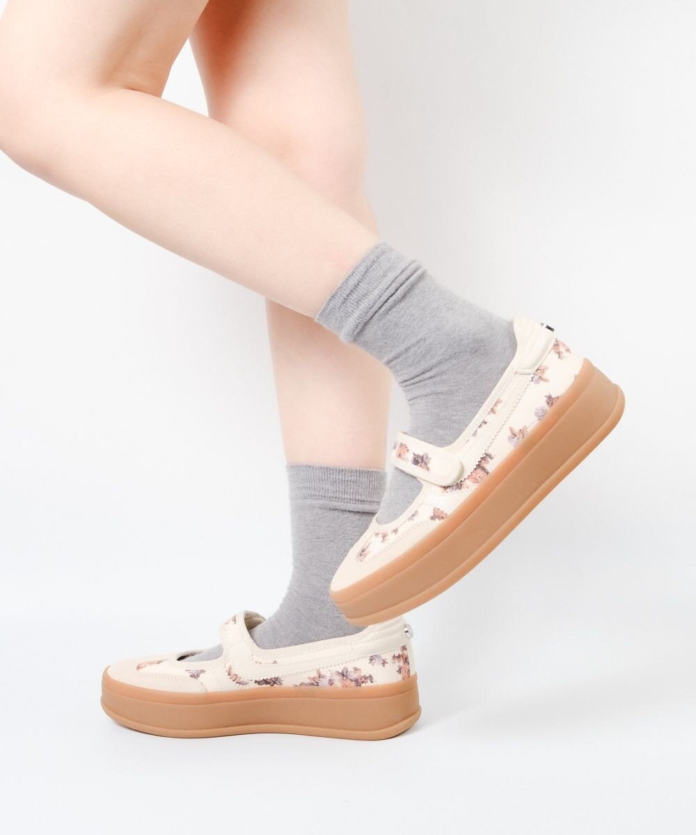 STEVE MADDEN OSLO フラワープリント メリージェーンスニーカー 