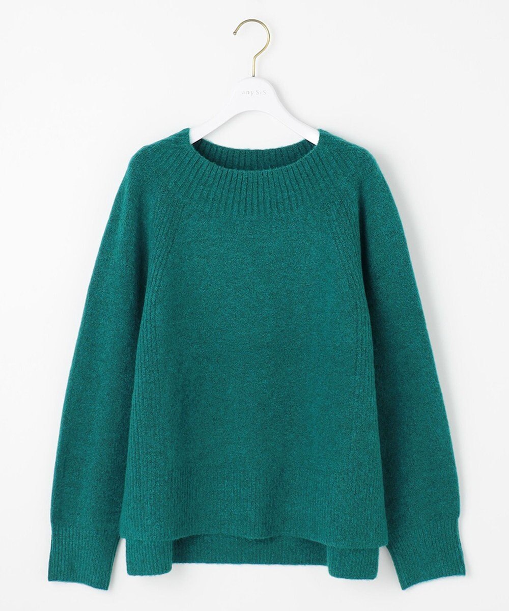 ANY SIS ボートネックAir ニット 