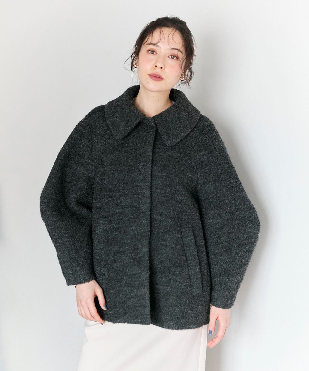 #Newans 【昨年即完売コート新色追加！】プードルコクーンコート 