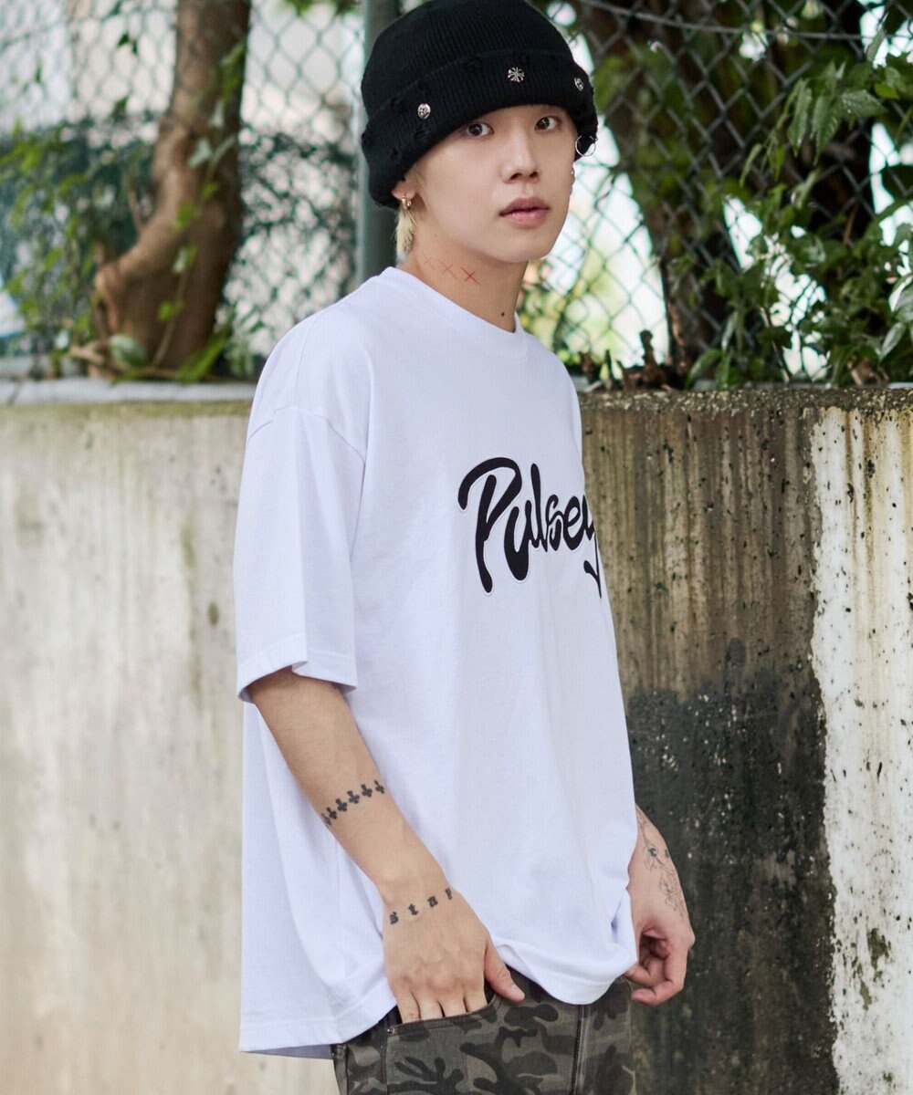 WEGO 【ユニセックス着用ITEM//MLサイズ展開】接触冷感グラフィックBIG　T（SS） 