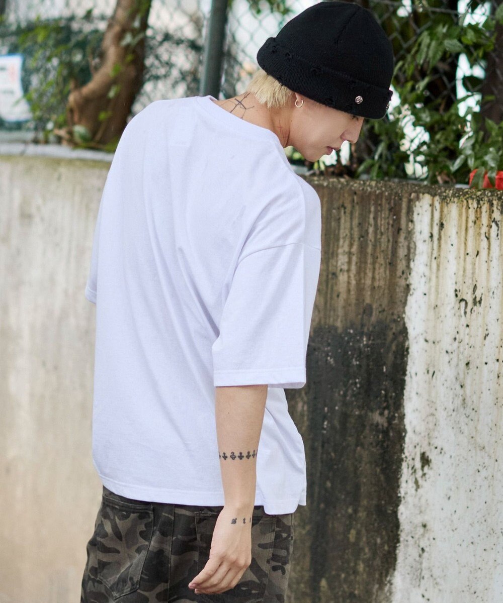 WEGO 【ユニセックス着用ITEM//MLサイズ展開】接触冷感グラフィックBIG　T（SS） 