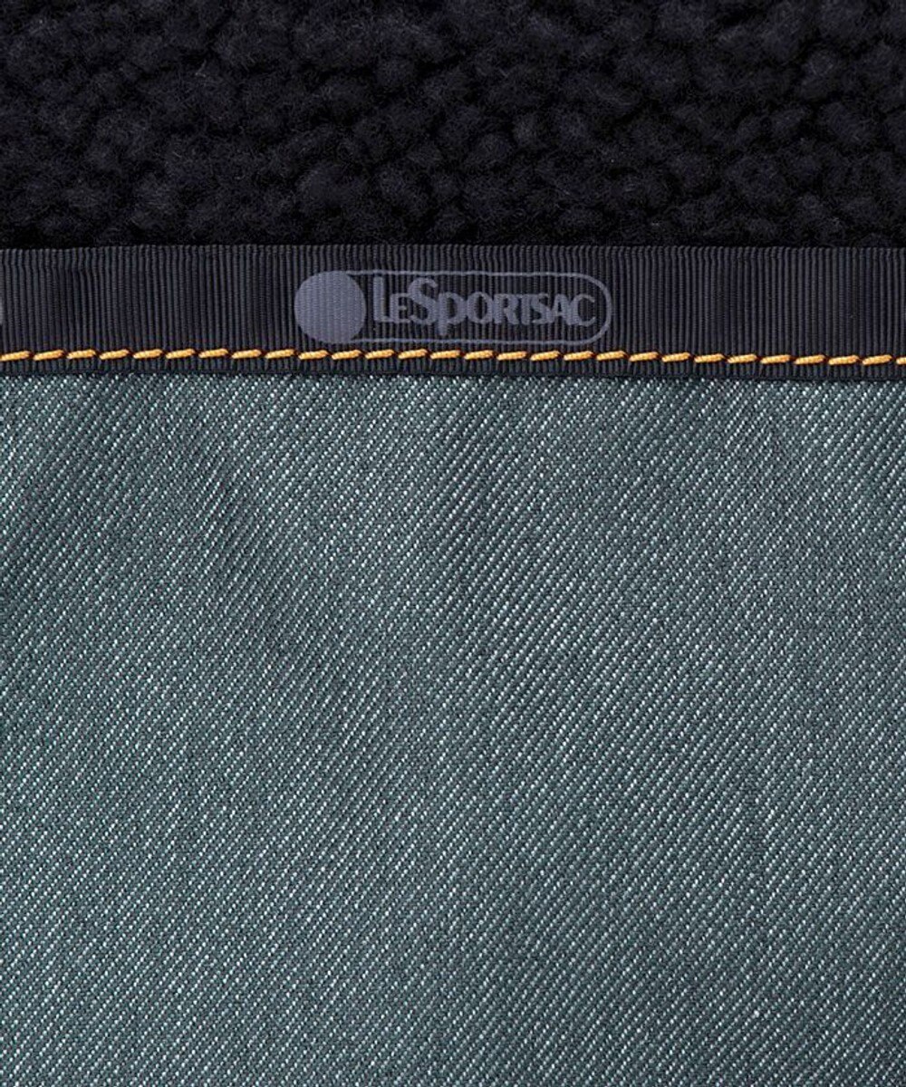 LeSportsac TWO WAY DENIM TOTE/ブラックデニム/ブラックシェルパ 