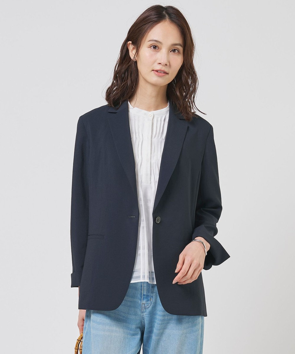 J.PRESS LADIES L BREEZE COOL トロ テーラード ジャケット 