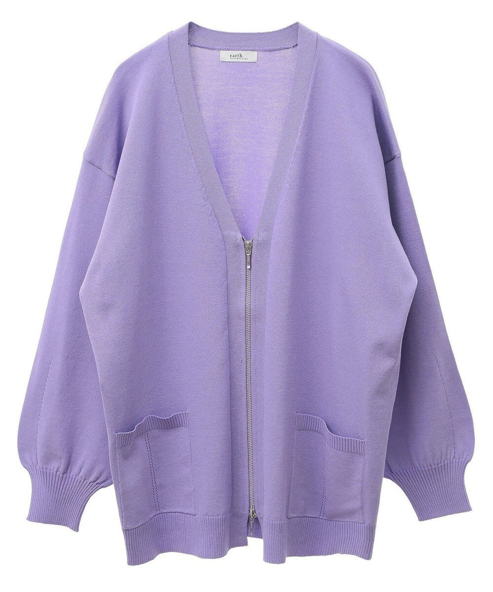 earth music&ecology Ｚｉｐルーズカーディガン 
