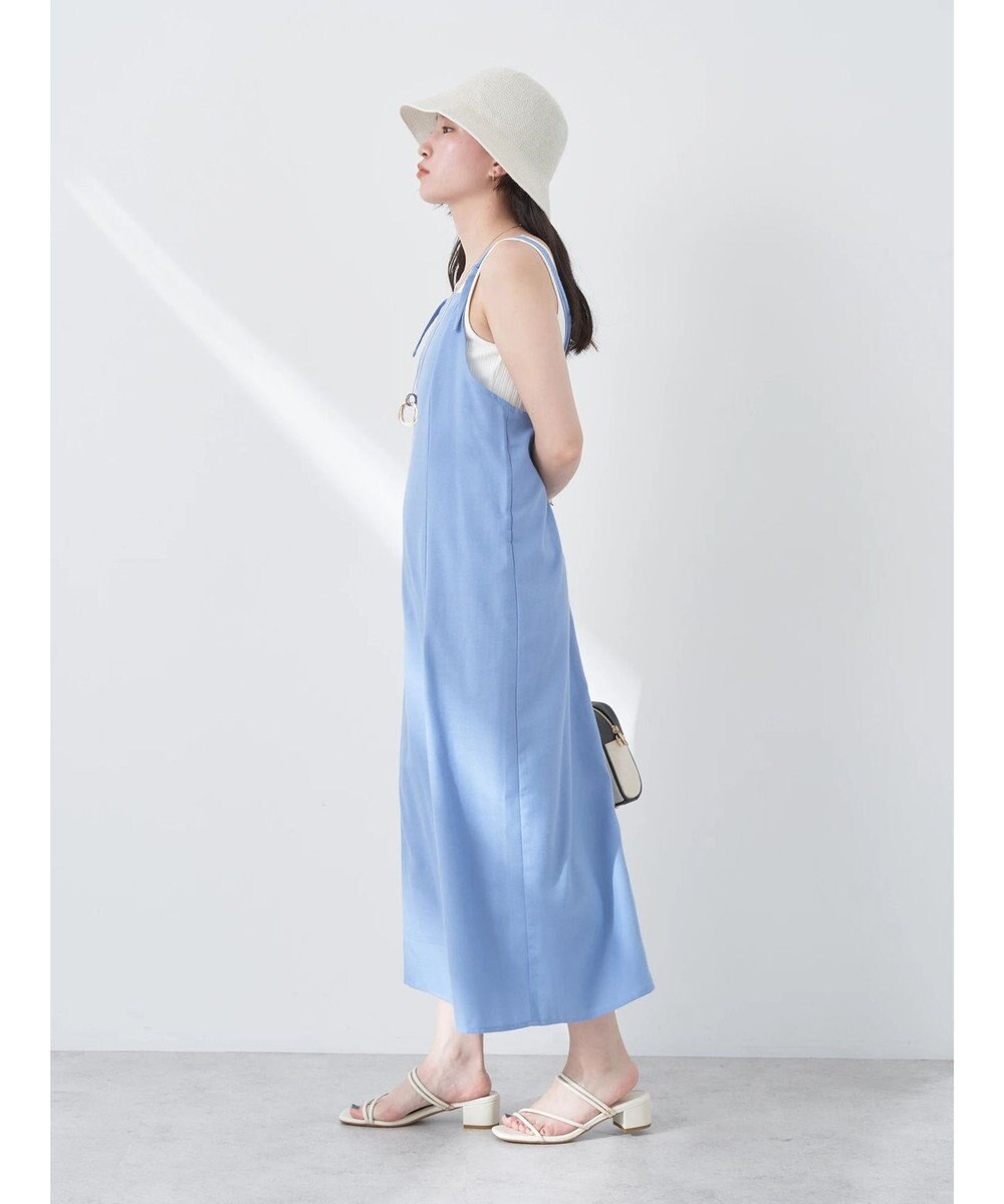 earth music&ecology リサイクルポリエステルブレンドキャミワンピース 