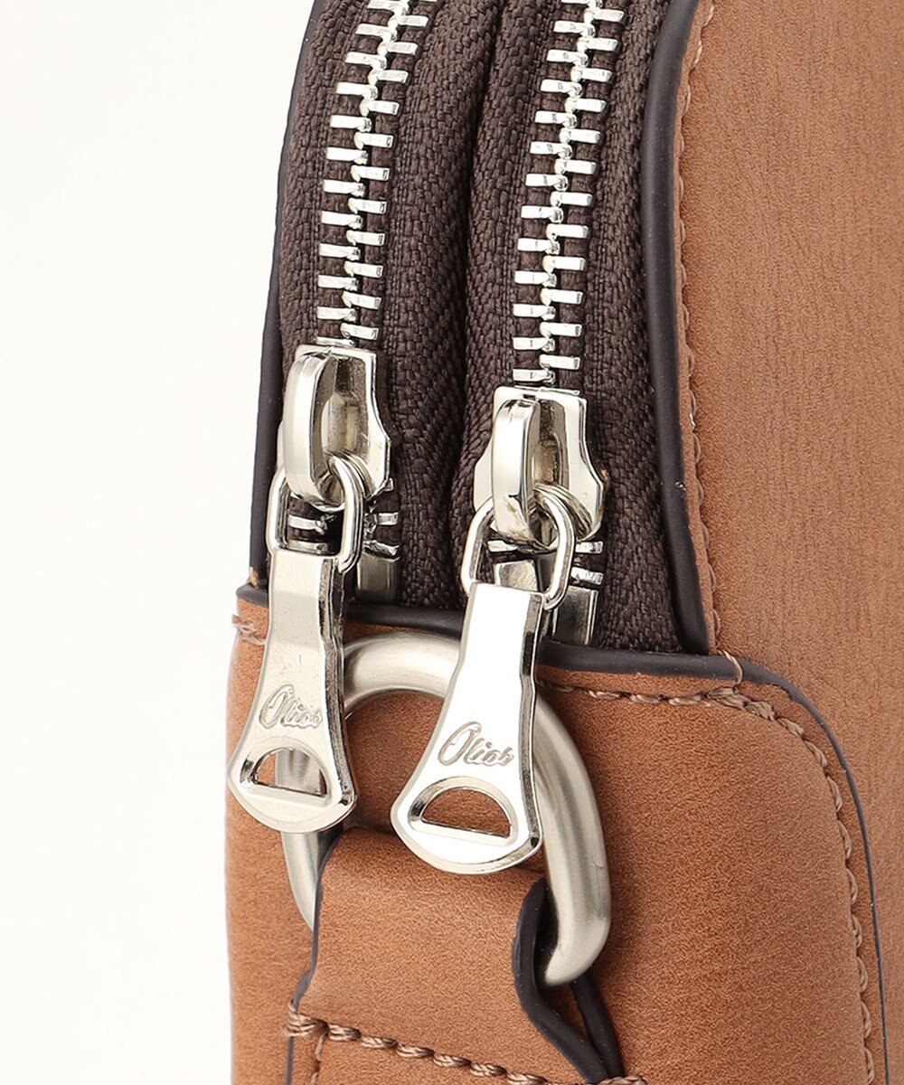 UNBILLION Otias アンティーク仕上げ合皮ブリーフバッグ 