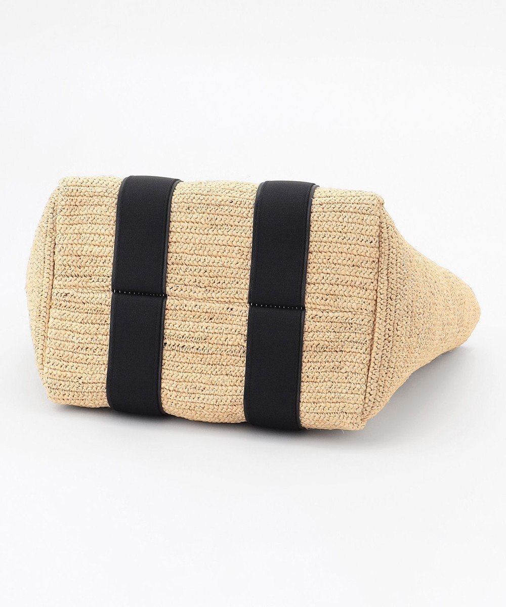 自由区 【2WAY】ハンドルラフィア トートバッグ 