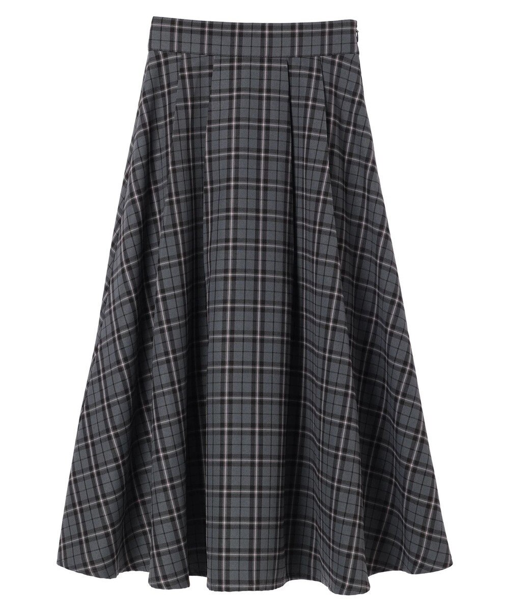 earth music&ecology チェックフレアスカート 