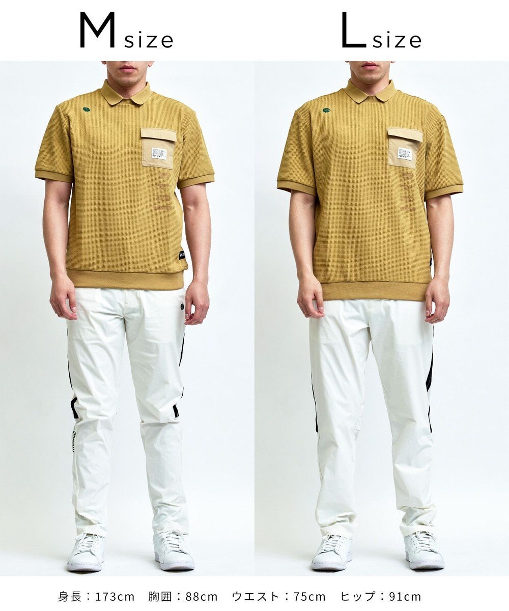 PW CIRCULUS 【MEN】ワッフルポロ 2026年モデル ゴルフ 