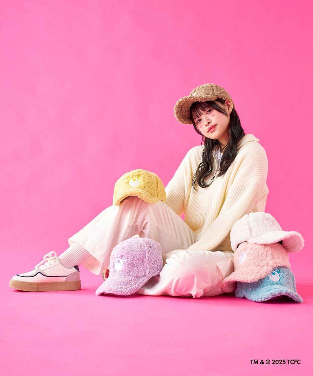 MOONBAT Care Bears(ケアベア) ボアキャップ 帽子 手洗い可能 サイズ調整可能 