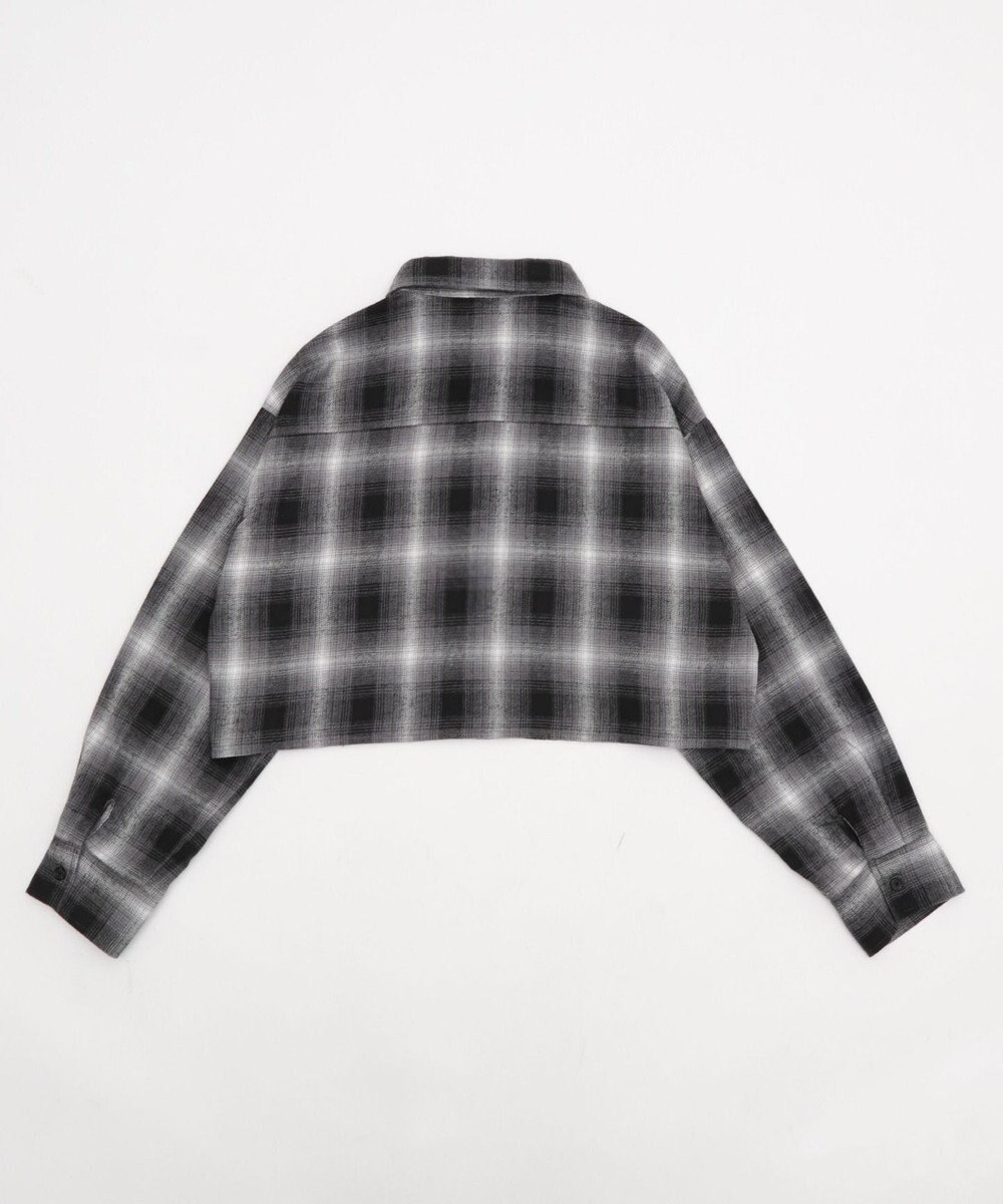 WEGO チェックショートネルシャツ 