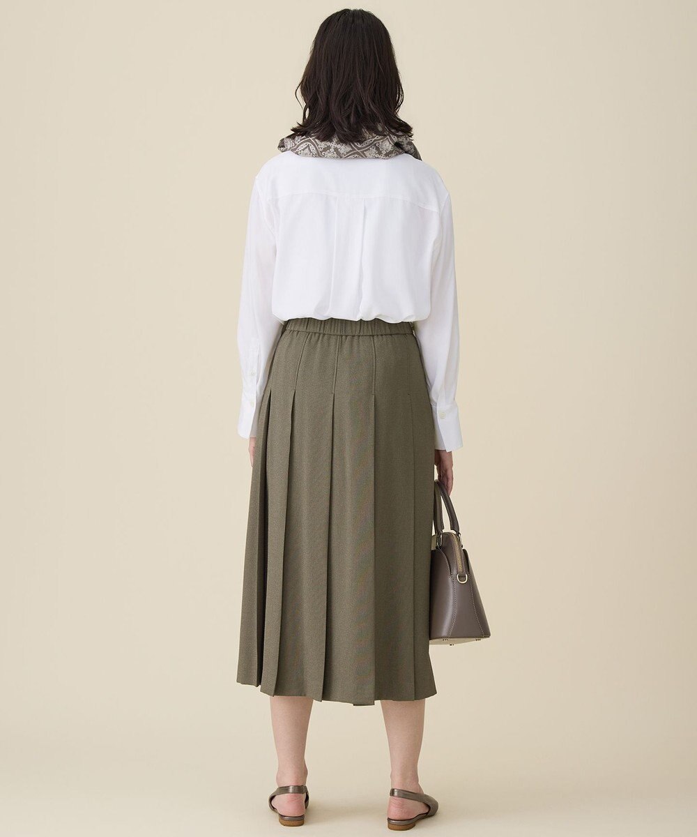 自由区 S 【セットアップ対応】リネンライクシンセティックタック スカート 