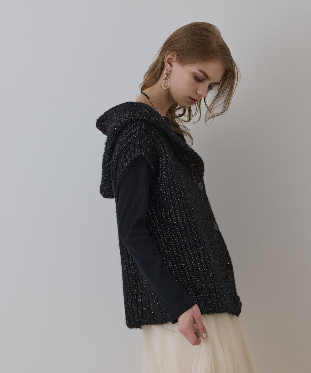 GRACE CONTINENTAL ラメニットベスト 