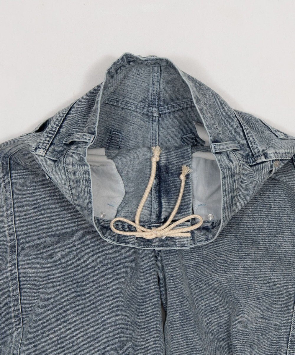 WEGO 【ユニセックス着用ITEM/SMLサイズ展開】カバーフィットバルーンデニムパンツ 