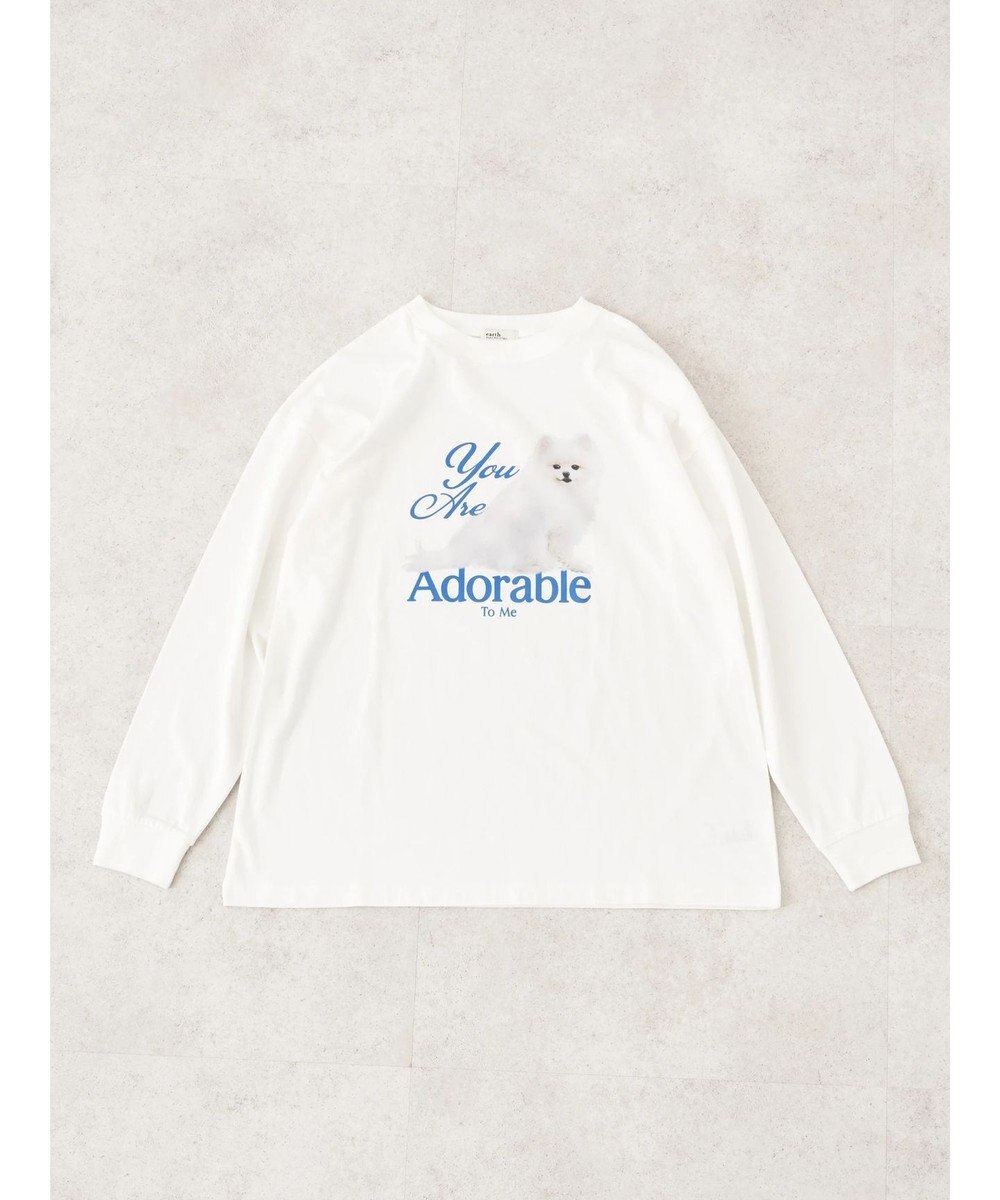 earth music&ecology アソートアニマルプリントロンＴｅｅ 