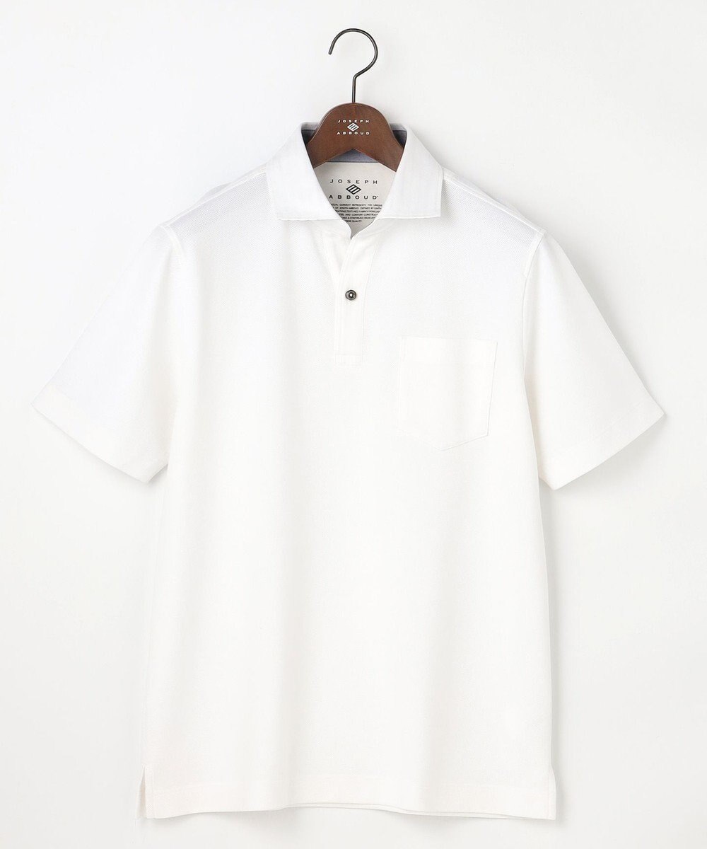 JOSEPH ABBOUD 【日本素材・オーガニックコットン使用】オーガニックコットンクールビズ ポロ 