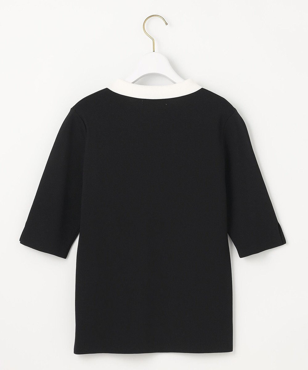 ANY SIS 【好印象企画】襟配色ニット×タックスカートセット 