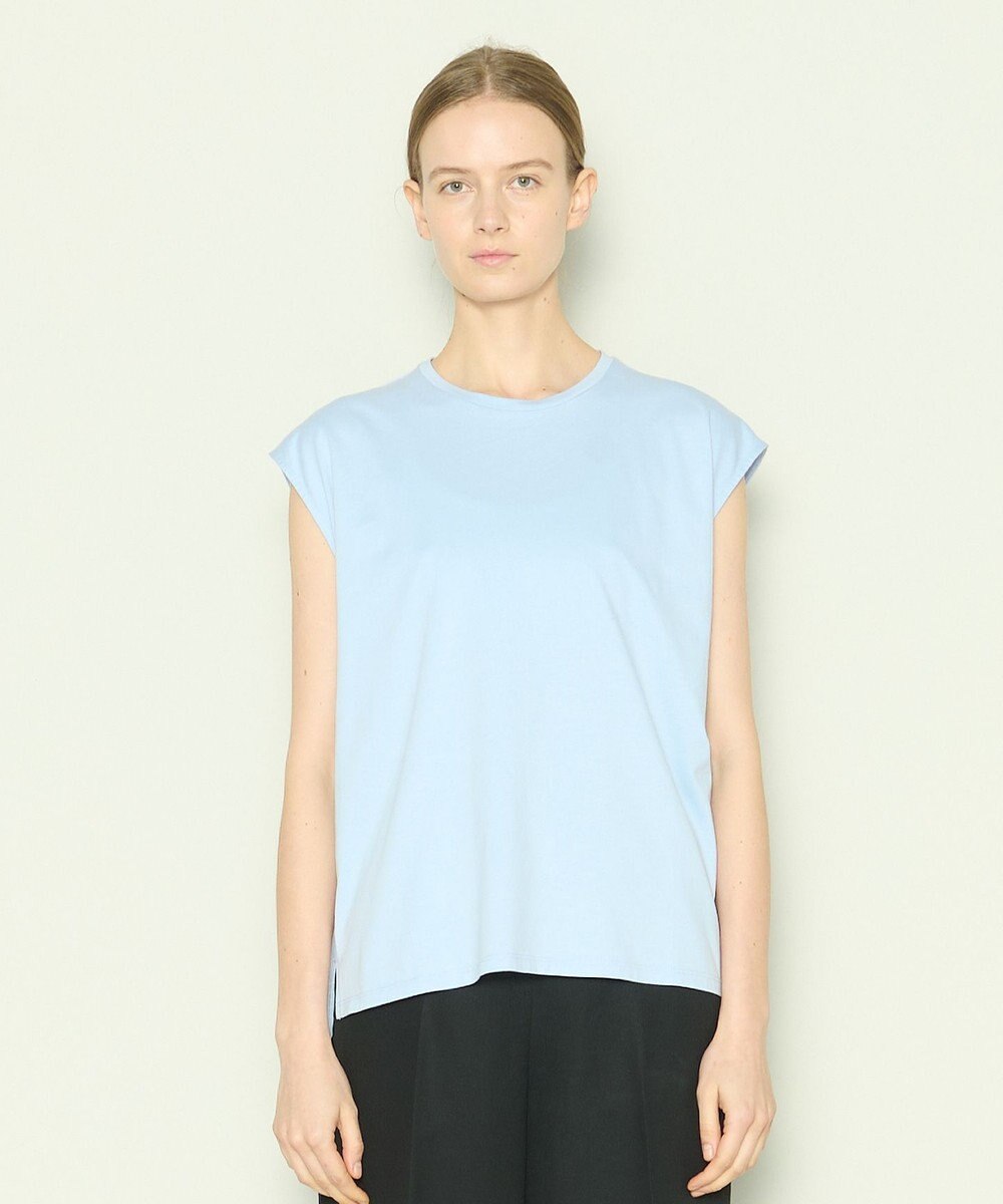 JOSEPH 【洗える】アクロスプリント×ジャージー　カットソー 