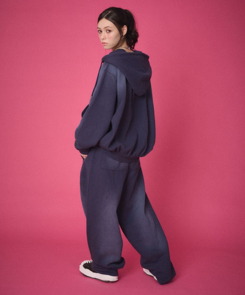 WEGO 【ユニセックス着用ITEM】グラフィックZIPパーカー 