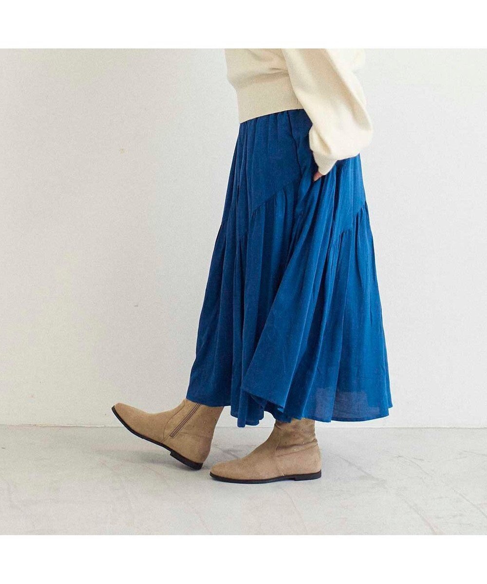 Riz raffinee <Riz raffinee>スタッズ付インヒールブーツ 