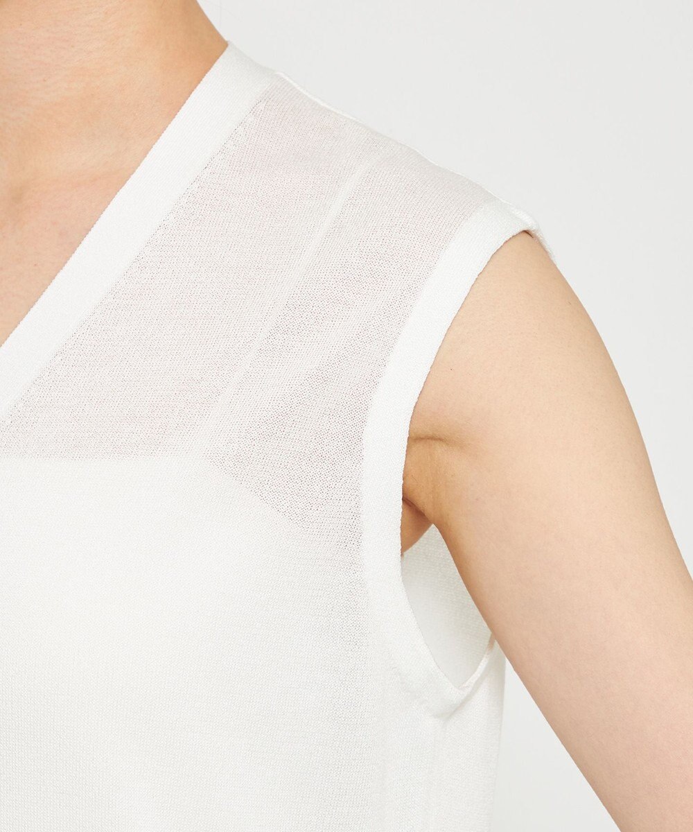 uncrave シアーニット ノースリーブベスト 