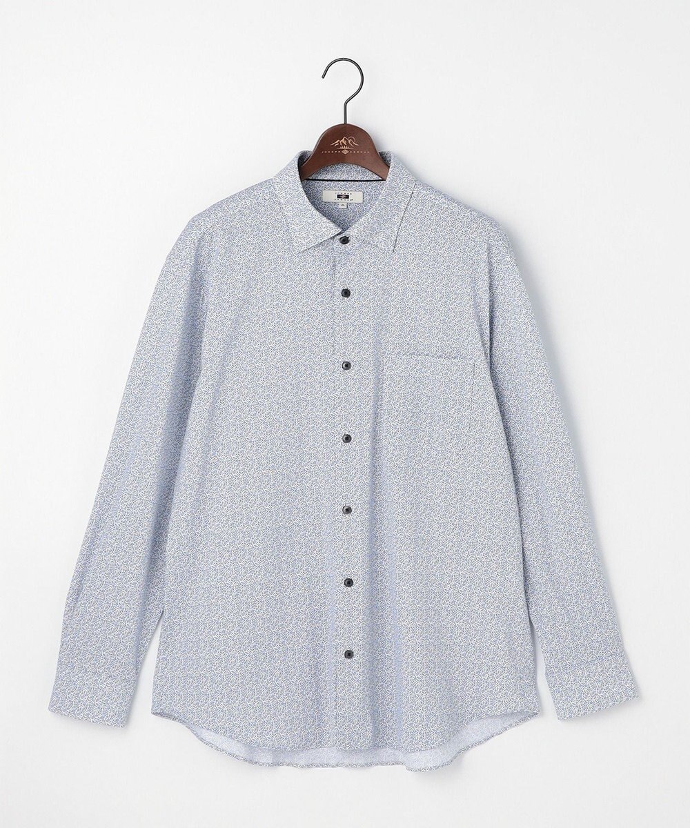 JOSEPH ABBOUD 【キングサイズ・綿100％・ジャージー素材・ストレッチ】コンパクトジャージープリントシャツ 