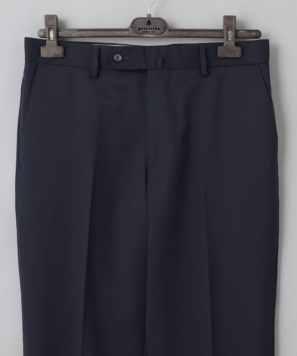 GOTAIRIKU オールシーズン対応【御幸毛織】WOOL×SOLOTEX ストレッチスーツ（ネイビー無地） 
