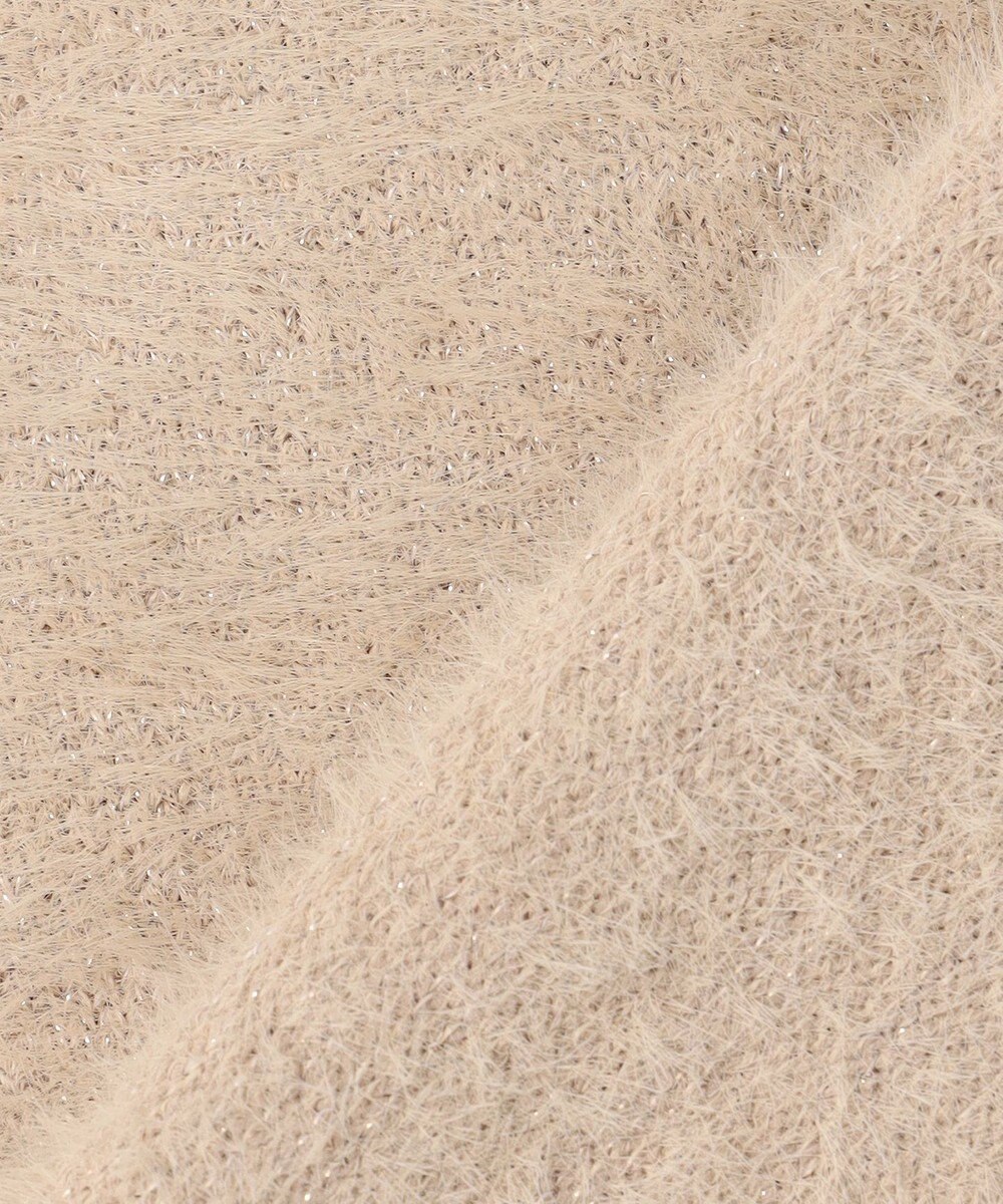 ANY ショートシャギープルオーバーニット 