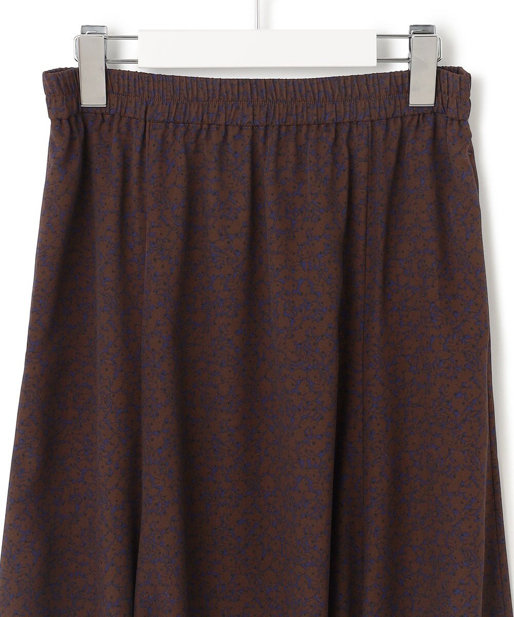 23区 【SLOW/洗える】アンティークフラワープリント スカート 