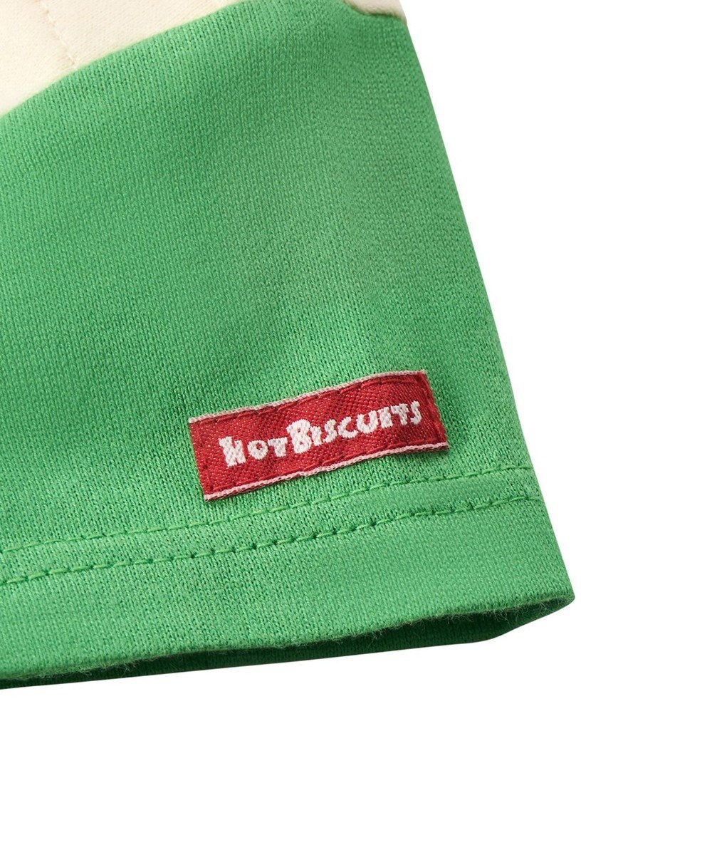 MIKI HOUSE HOT BISCUITS 【70-80cm】【Everyday Series】ワンポイント 半袖ボディシャツ 