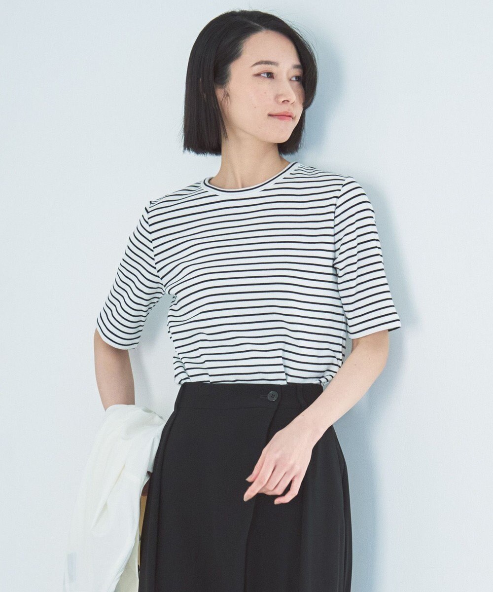 UNFILO テレコ ハーフスリーブTシャツ 