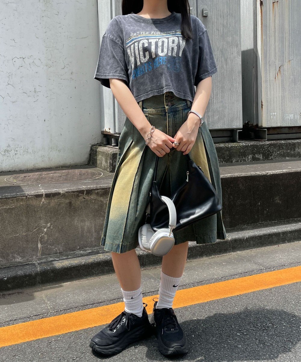 WEGO ヴィンテージウォッシュショートT 