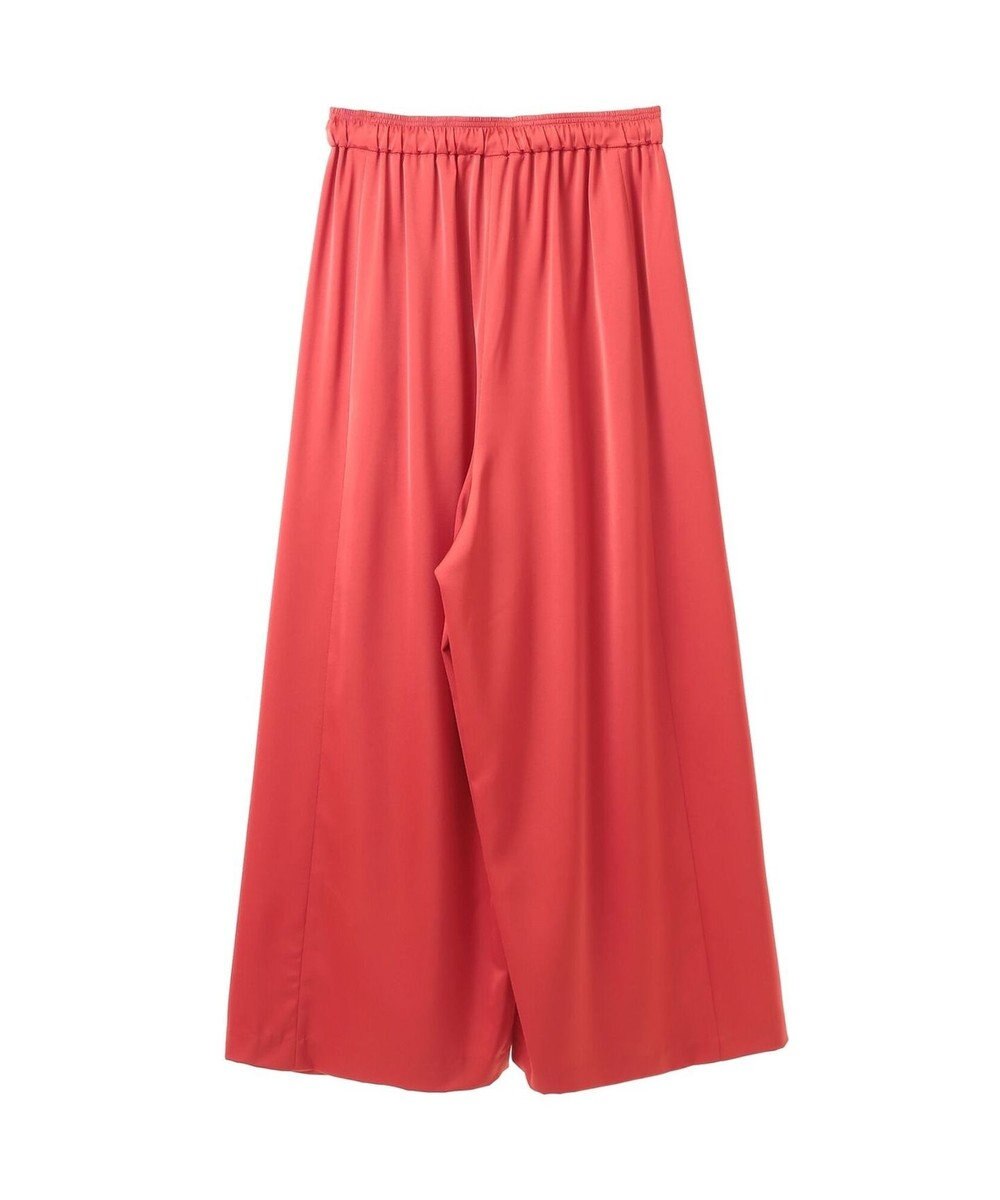 YECCA VECCA サテンタックワイドパンツ 