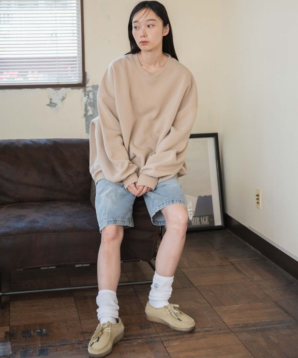 WEGO 【ユニセックス着用/MLXLサイズ展開/新色追加/裏起毛】スウェットプルオーバー 