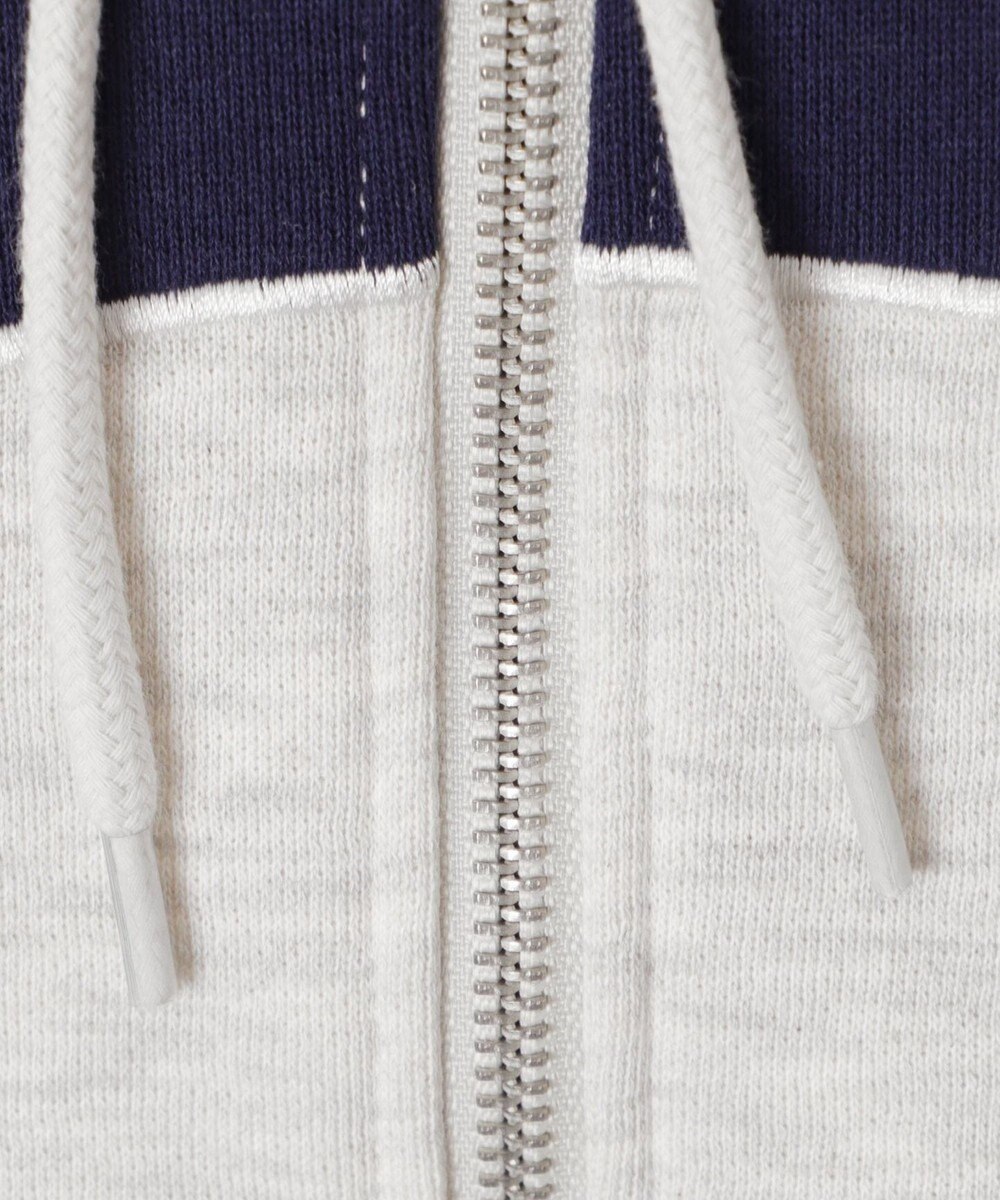 WEGO 裏起毛スタジアムロゴジップパーカー 